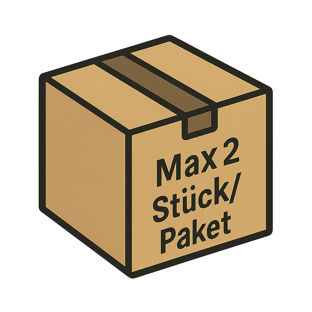 Maximal 2 mal im Paket enthalten