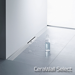 DALLMER DallFlex-System Duschrinnen CeraWall Select Design Edelstahl poliert 1100mm