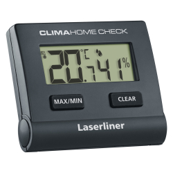 Laserliner Digitales Hygrometer ClimaHome-Check Black